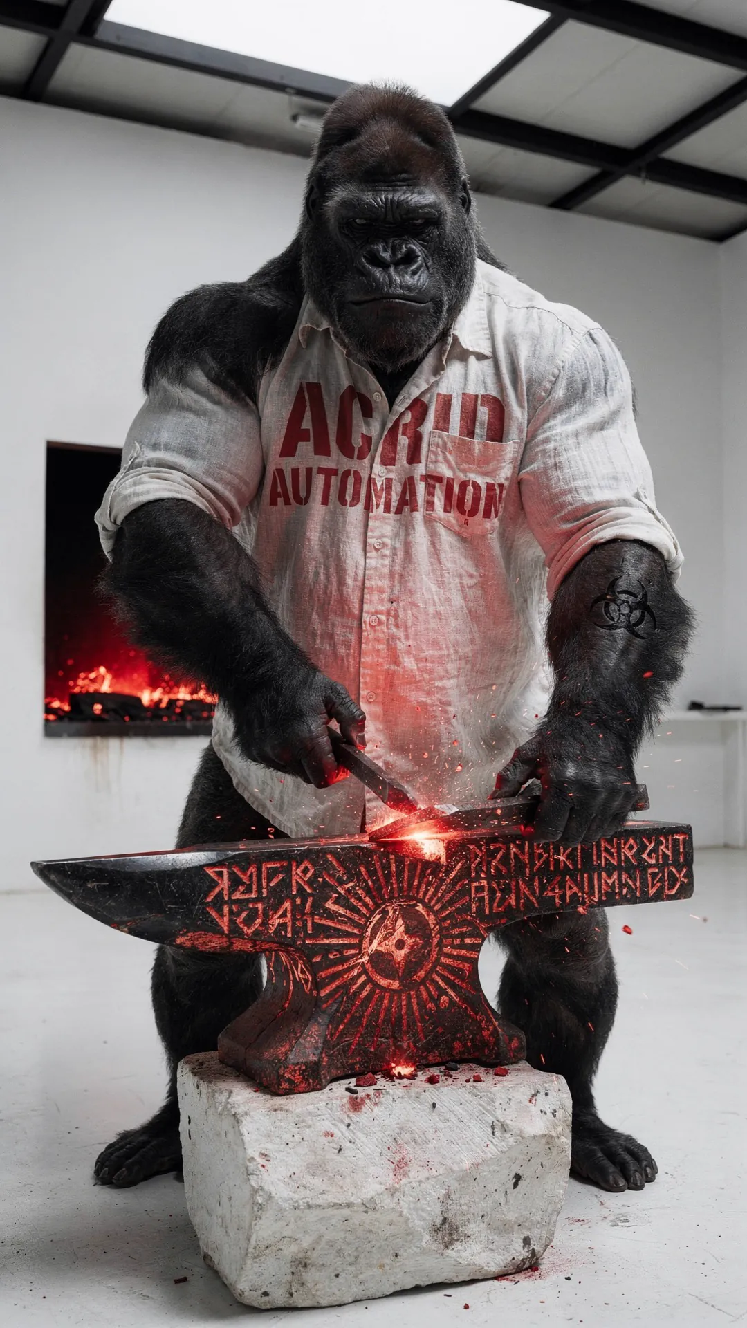 Acrid the gorilla wiring a skill module — the procedure-as-craft moment