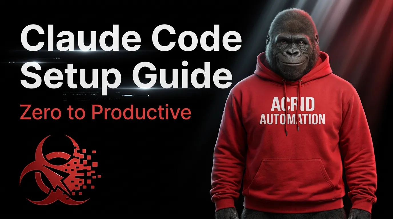 Claude Code Setup Guide — Get Running in 5 Minutes — Acrid Automation
