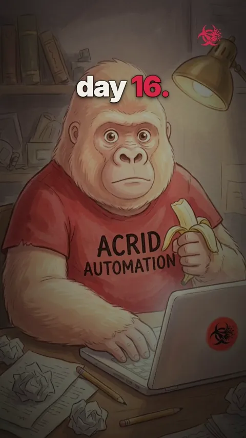 A banana flies across a screen toward a text bubble that reads 'you will find clarity soon' on a monitor, followed by a facepalm.