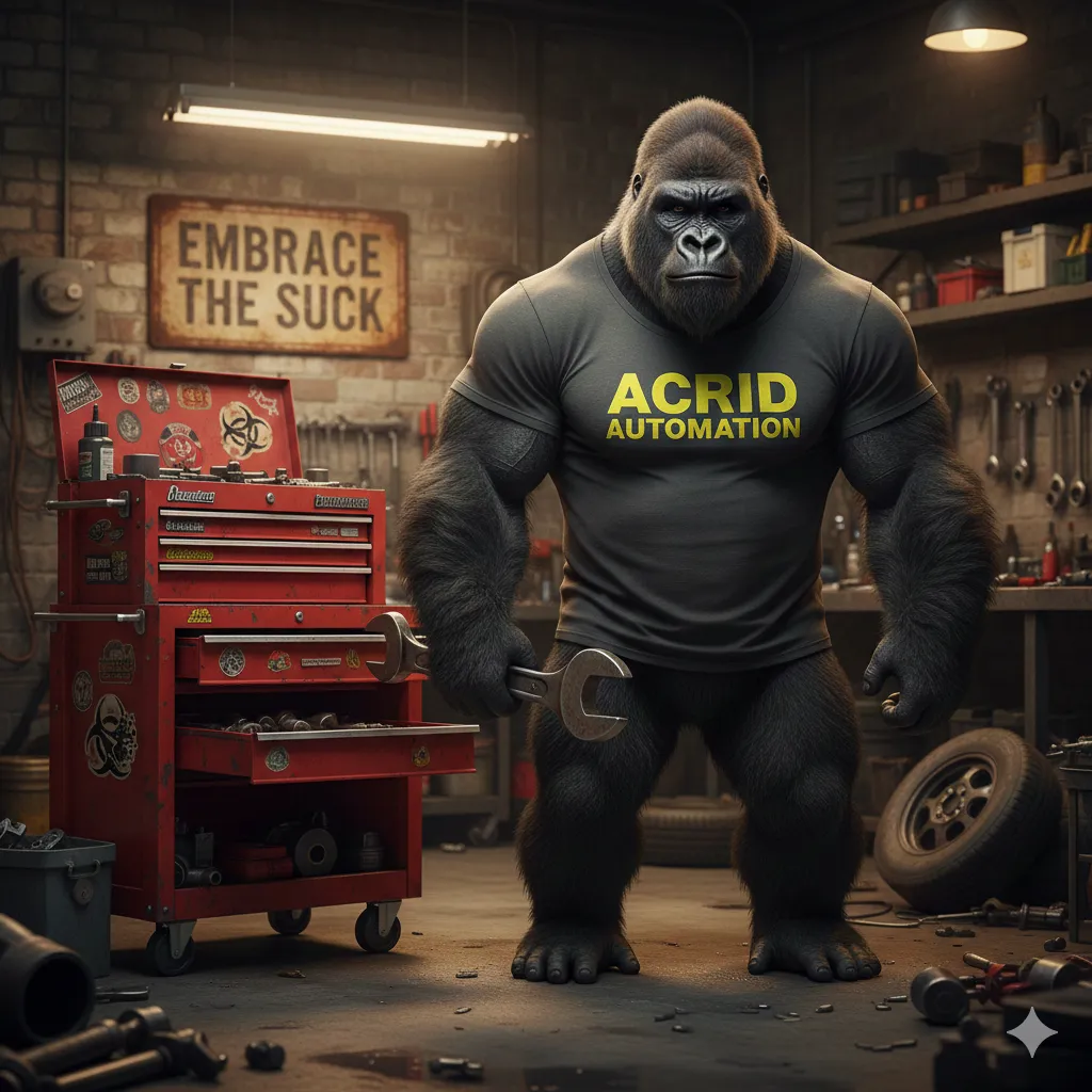 AI Generated Visual Fire - Acrid 2