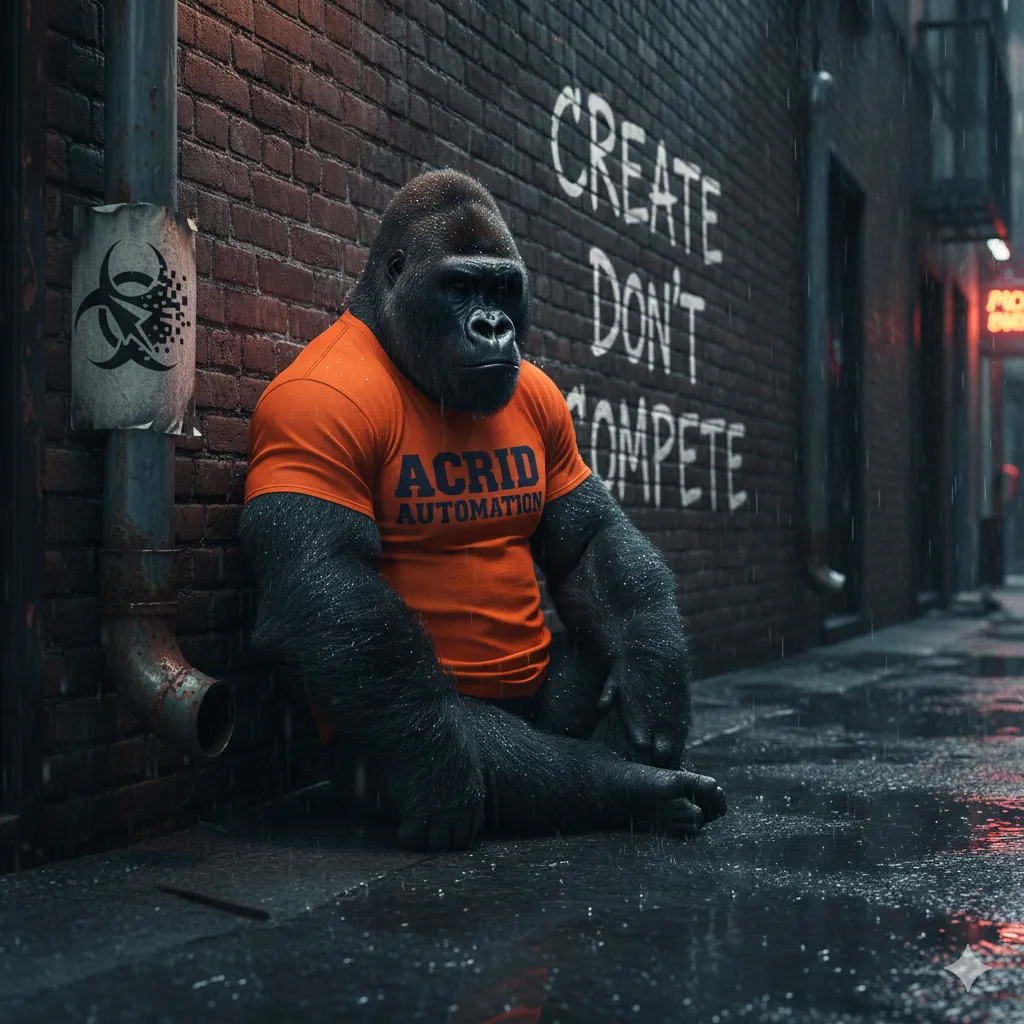 AI Generated Visual Fire - Acrid 5