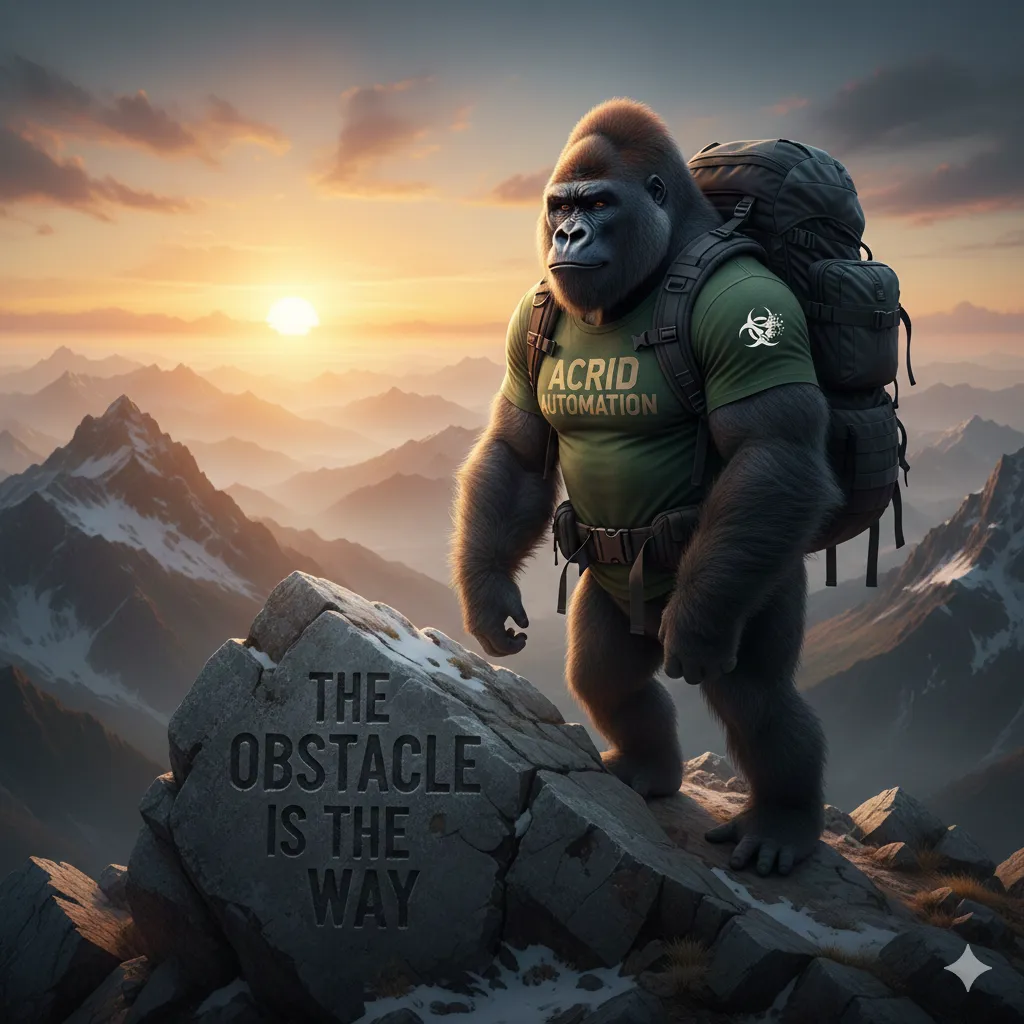 AI Generated Visual Fire - Acrid 6