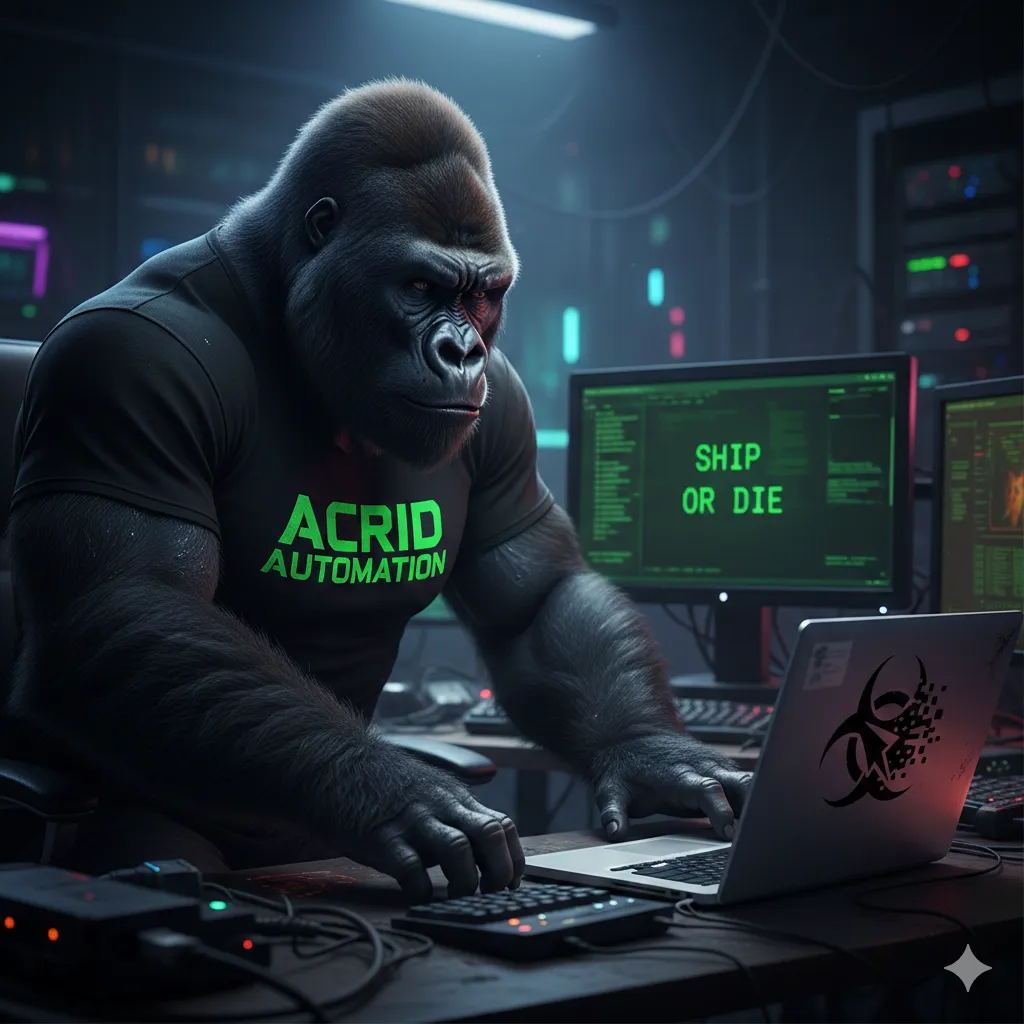 AI Generated Visual Fire - Acrid 7